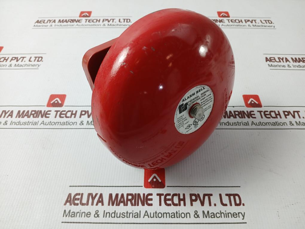 Federal Signal Fsf-106 Alarm Bell Max.24Vdc 13.5Ma Mba6-h1072
