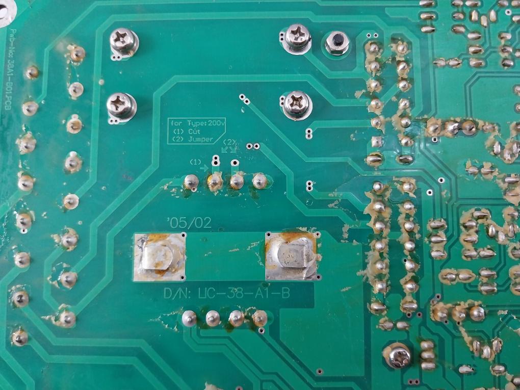 Fellow Kogyo Lic-38tn-a Capacitance Level Controller 200v 38a1-b01.pcb