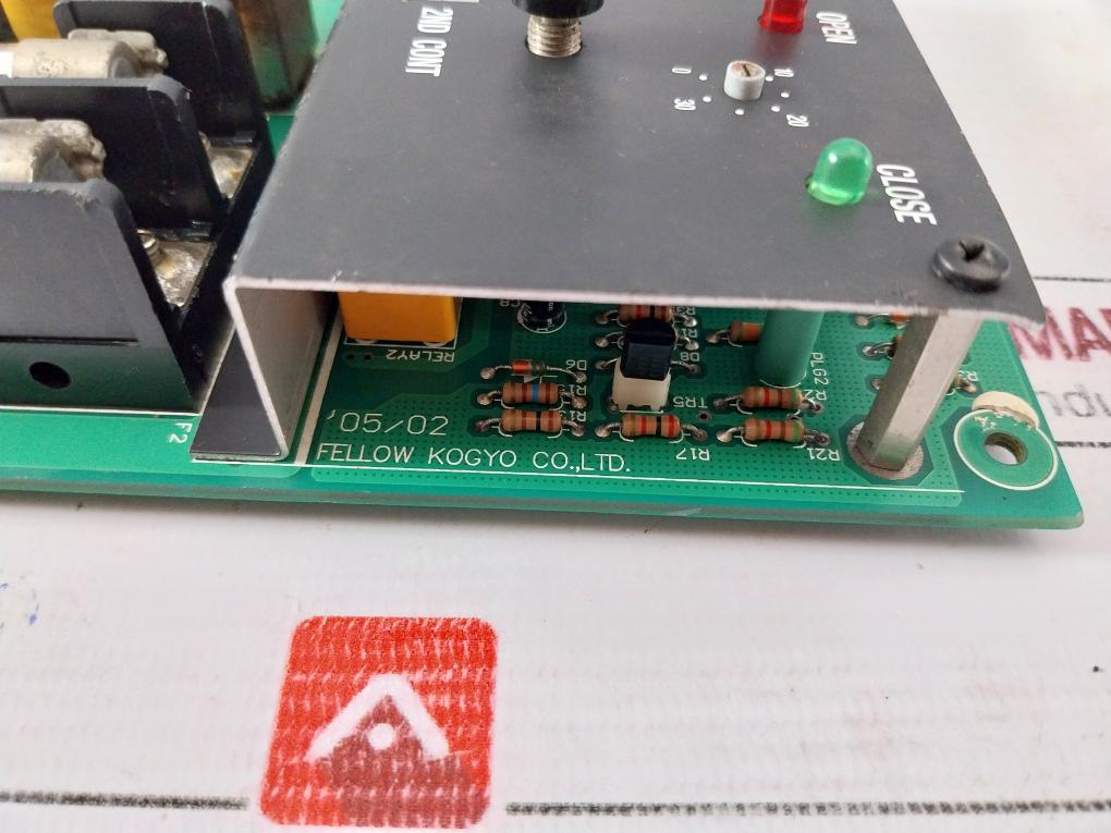 Fellow Kogyo Lic-38tn-a Capacitance Level Controller 200v 38a1-b01.pcb