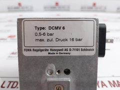 Fema Dcmv 6 Pressure Switch, 0.5-6 Bar, 16 Bar Max Ip54