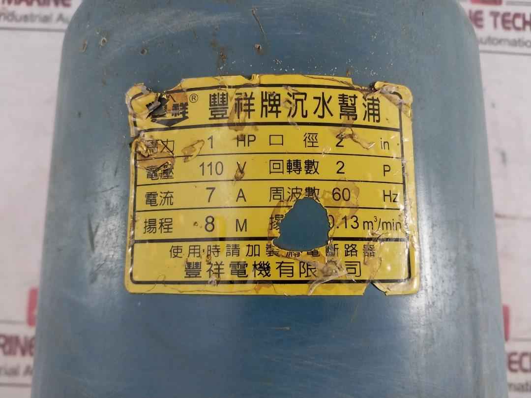 Fengxiang Submersible Pump 110V 7A 5M 60Hz