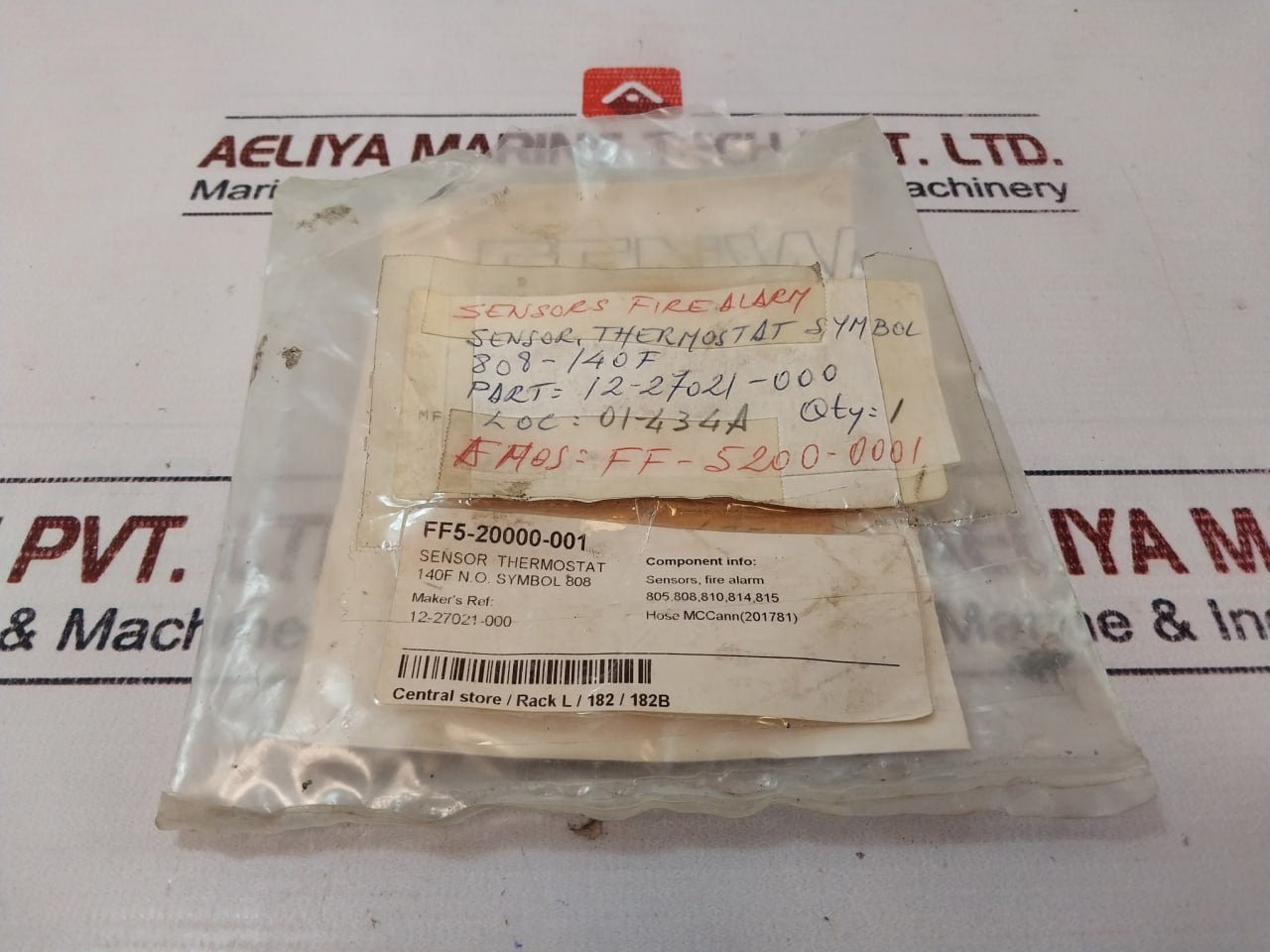 Fenwal 27021-0 Fire Alarm Detector Sensor 12-27021-000