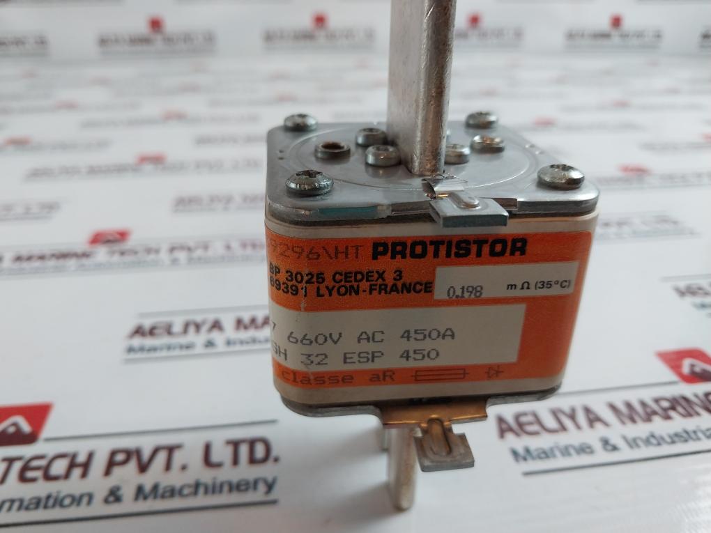 Ferraz 0.198 M Ohm (35°C) Fuse Protistor 660V 450A