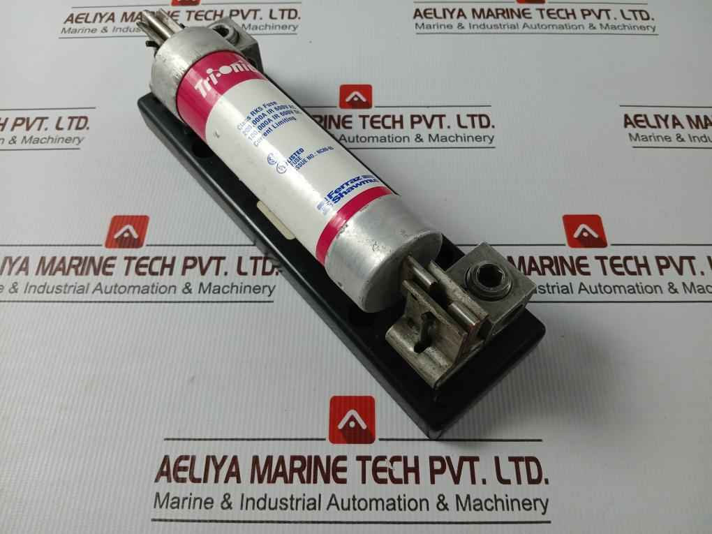Ferraz Shawmut 62001 Class Rk5 Fuse With Base Holder 600V-200A 1 Pole