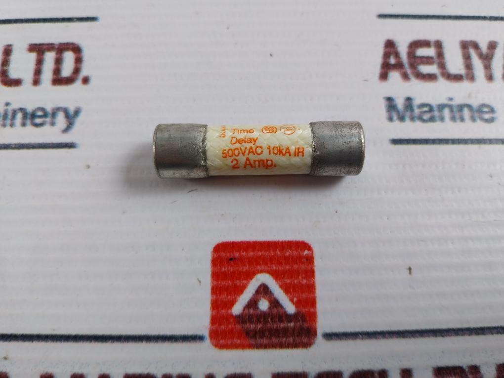Lot of 5X Ferraz Shawmut ATQ2 Midget Time Delay Fuse 2A 500VAC