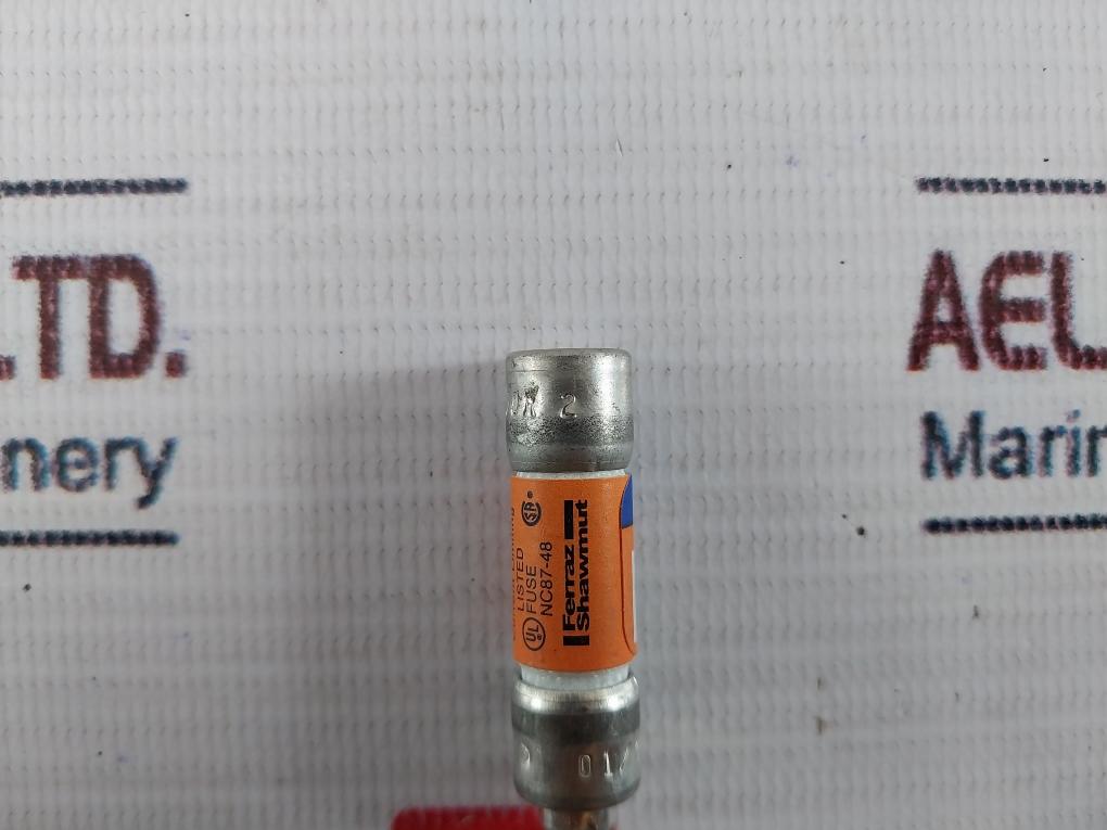 Lot of 10X Ferraz Shawmut ATQR2 Time Delay Fuse 2A 600Vac