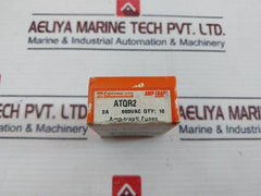 Lot of 10X Ferraz Shawmut ATQR2 Time Delay Fuse 2A 600Vac