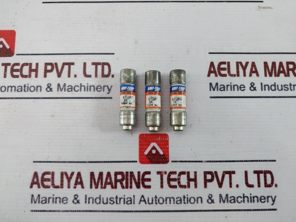 Lot of 3X FERRAZ SHAWMUT ATQR7 Time Delay 600V AC