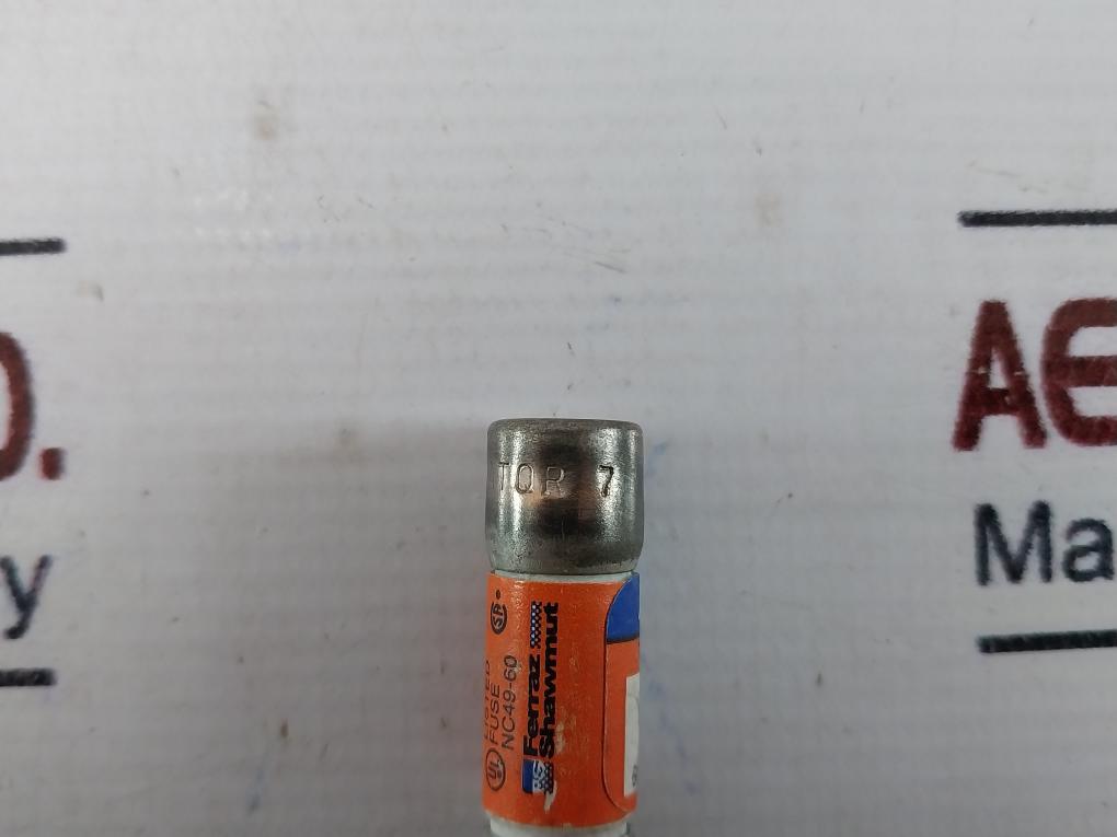 Lot of 3X FERRAZ SHAWMUT ATQR7 Time Delay 600V AC