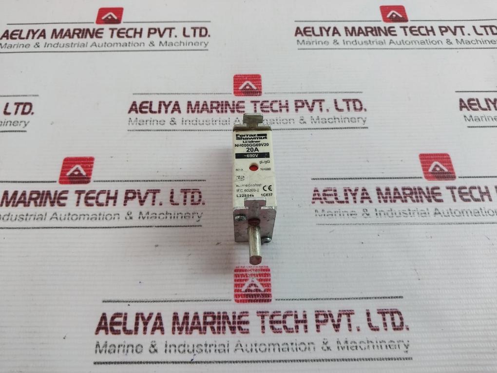 Ferraz Shawmut Nh000Gg69V20 Fuse 20A 690V 80Ka