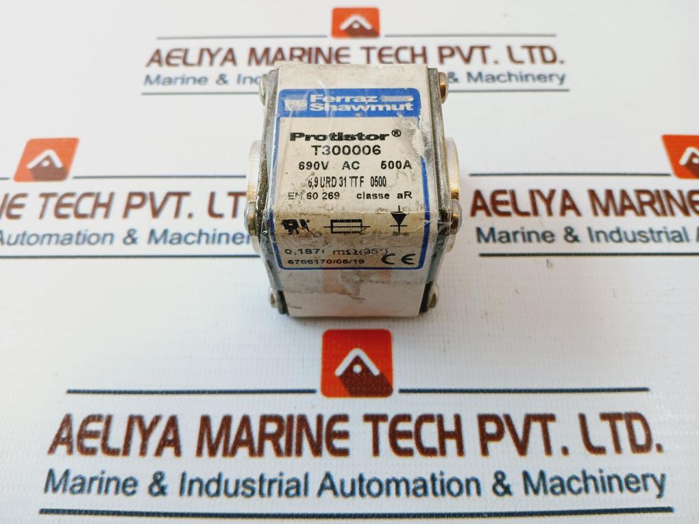 Ferraz Shawmut T300006 Protistor Fuse, 690V AC 500A