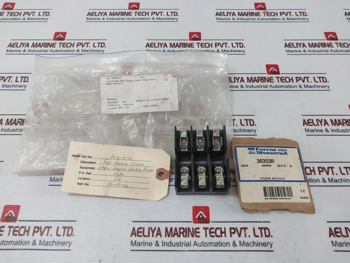 Ferraz Shawmut 30353R Fuse Block 30 Amp