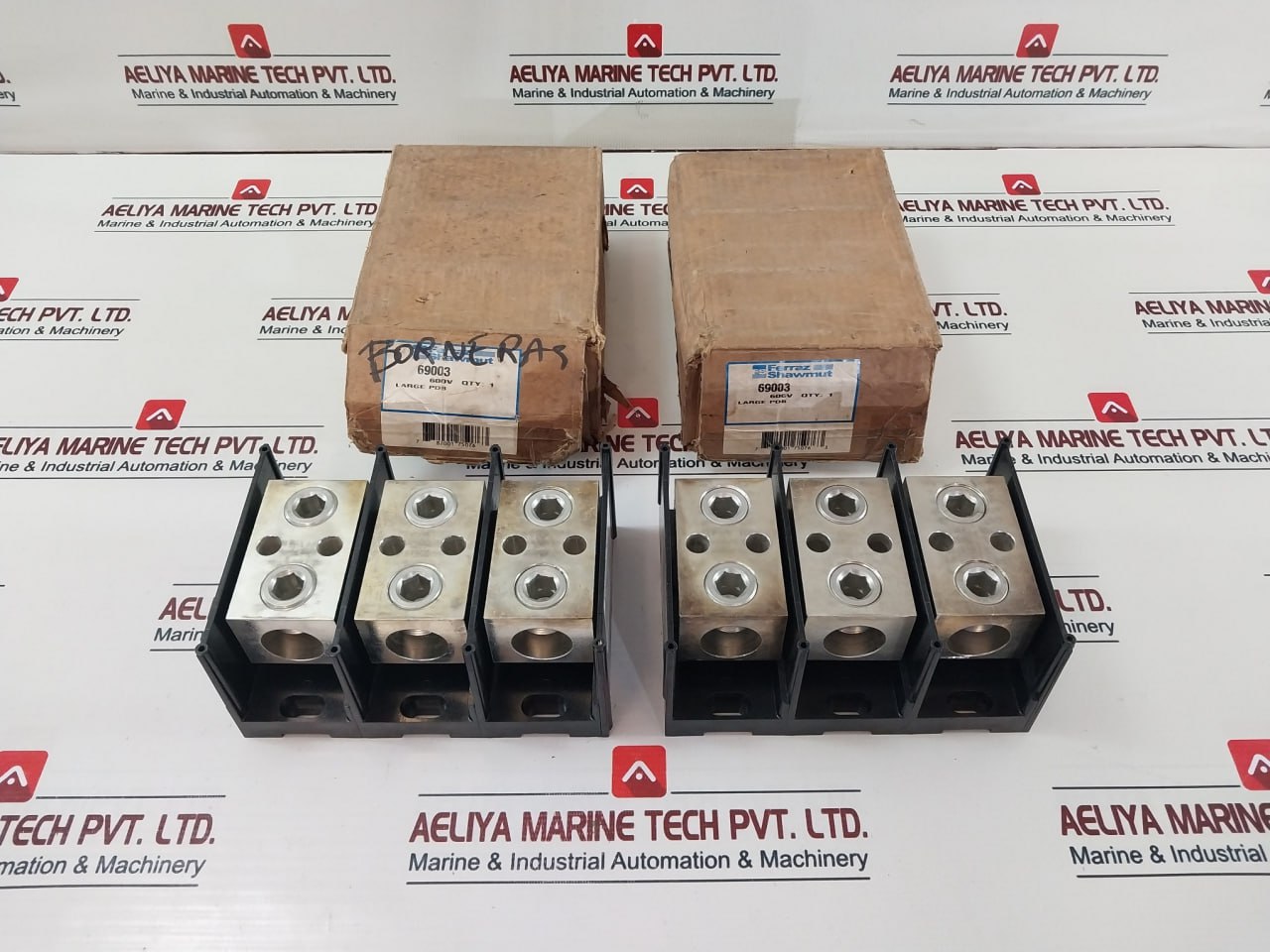 Ferraz Shawmut 69003 Large Pdb Power Distribution Box 3-pole