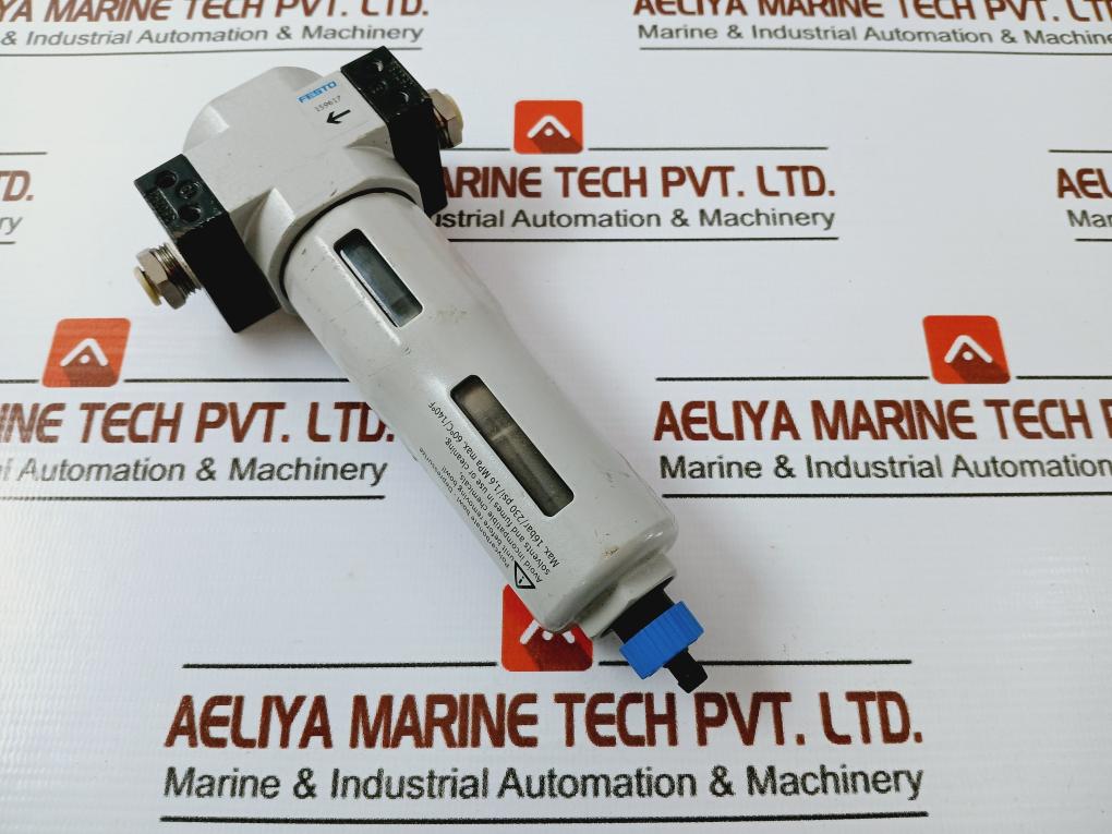 Festo 159617 Compressed Air Filter Sintered W/ Centrifugal Separator LF-D-MINI-A