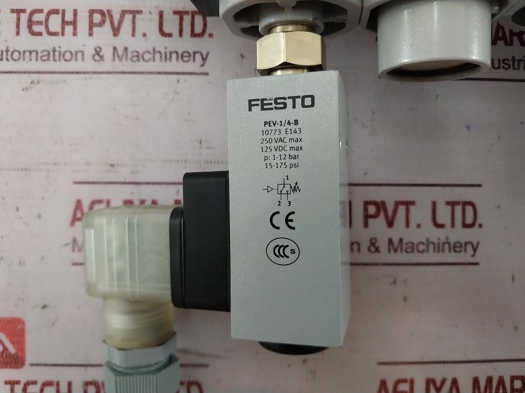 Festo 170681 On/Off Valve He-d-mini 16 Bar 240 Psi/1,6 Mpa 250Vac