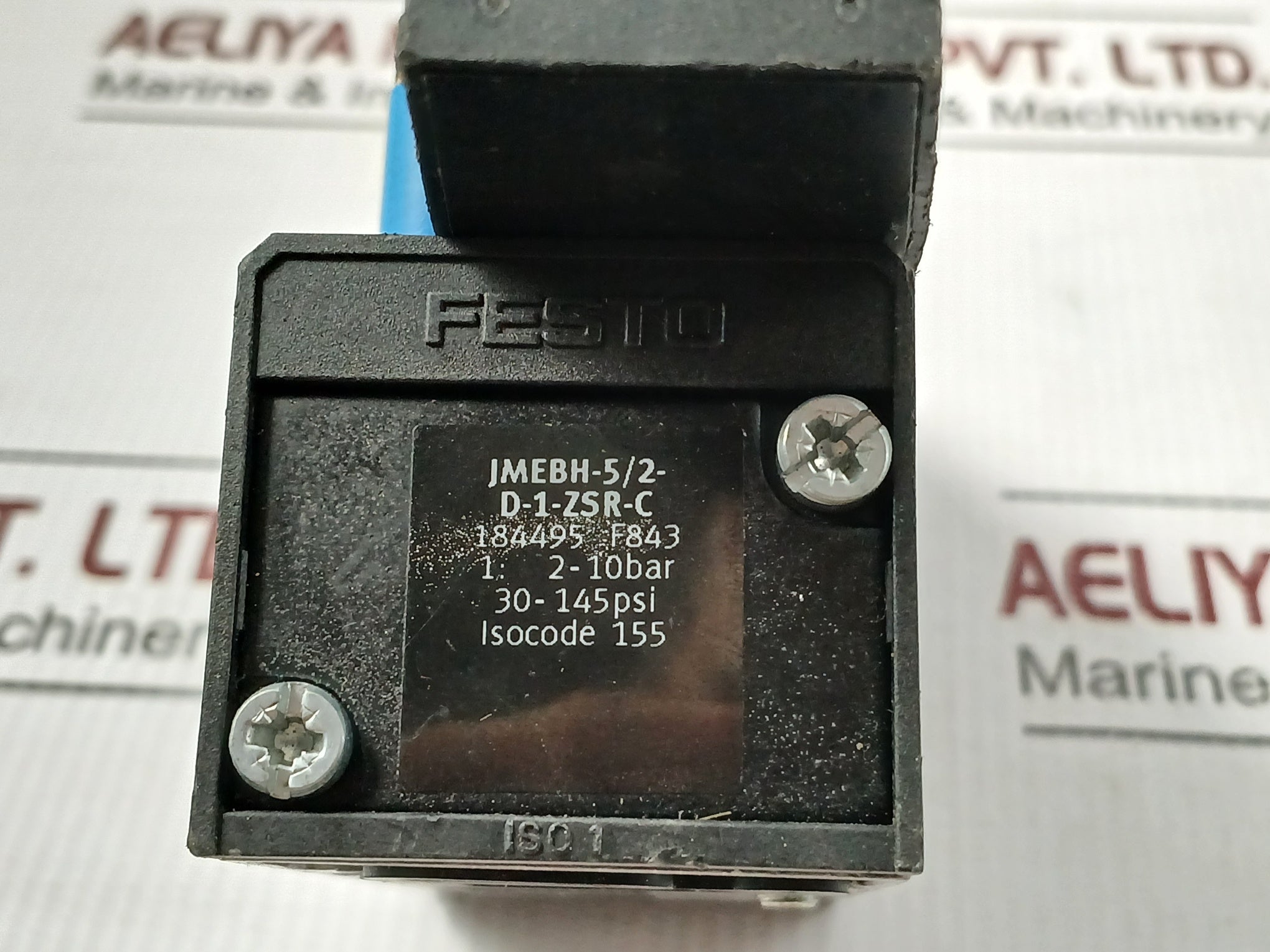 Festo 184495 F843 Solenoid Valve 30-145Psi 2.5W