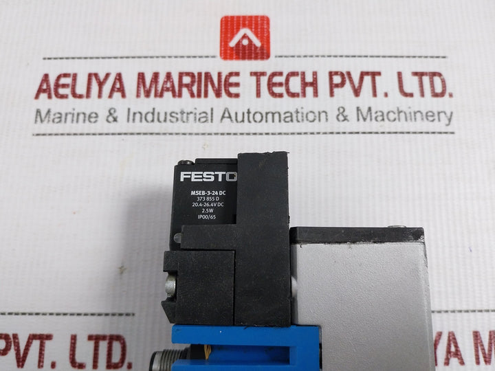 Festo Mseb-3-24 Dc 373 855 D Pneumatic Solenoid Valve 2–10 Bar 2.5W