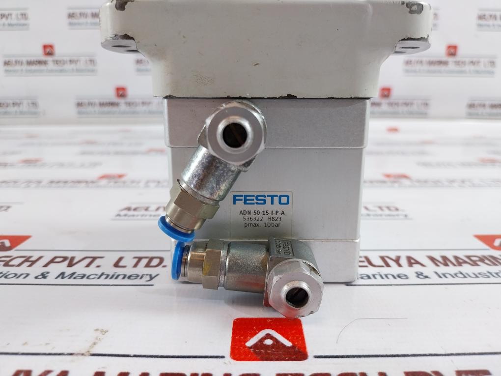 Festo Adn-50-15-i-p-a Compact Cylinder 10 Bar