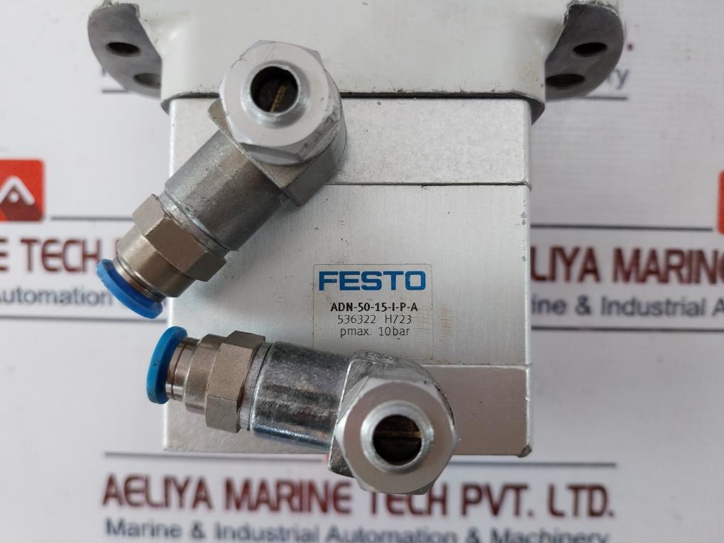 Festo Adn-50-15-i-p-a Pneumatic Cylinder 0,3-10 Bar