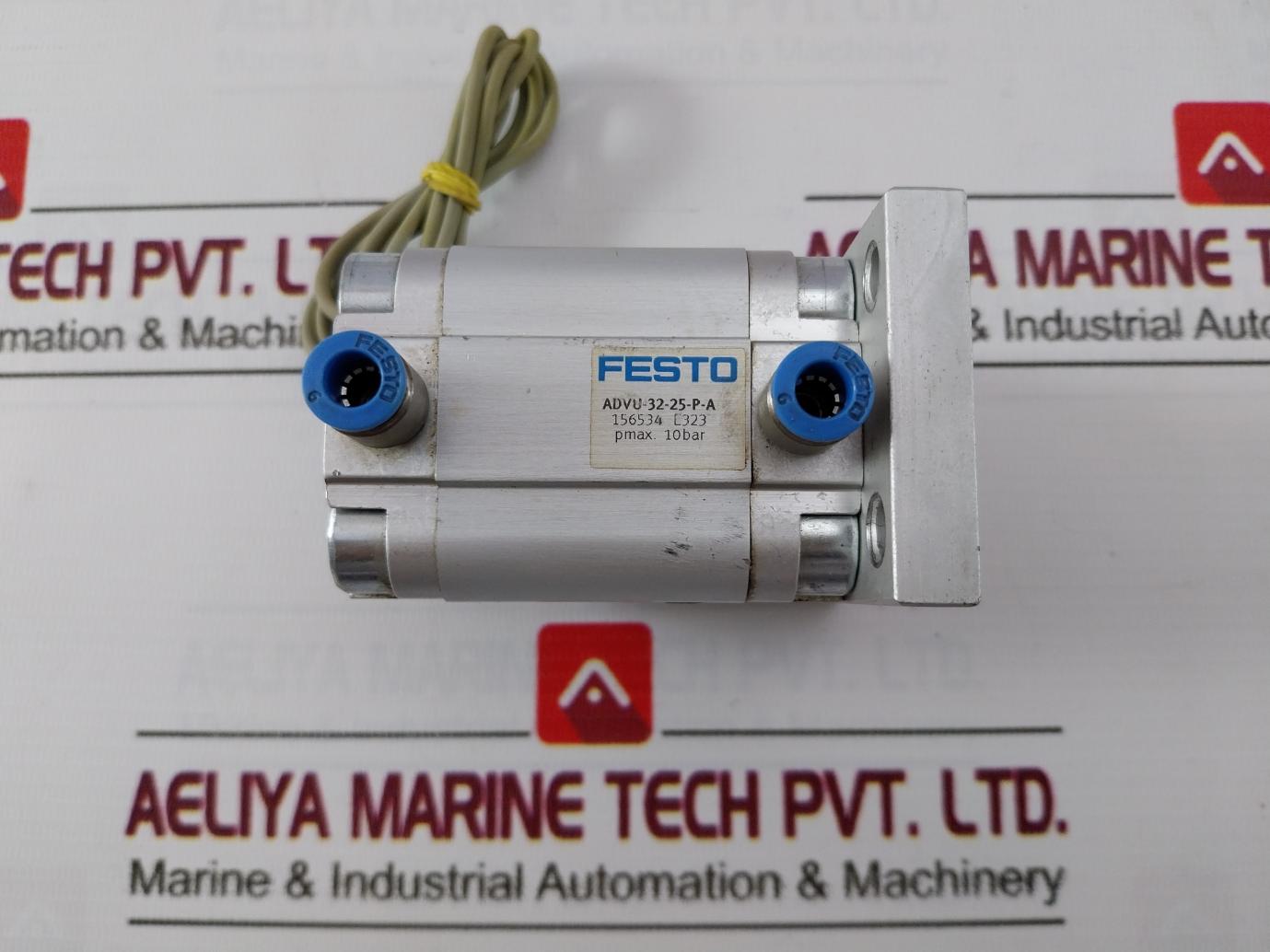 Festo Advu-32-25-p-a Compact Pneumatic Cylinder 10 Bar