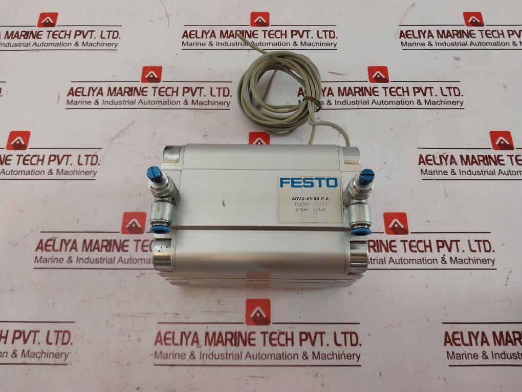 Festo Advu-63-80-p-a Compact Cylinder 156567 10 Bar