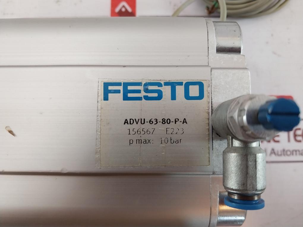 Festo Advu-63-80-p-a Compact Cylinder 156567 10 Bar