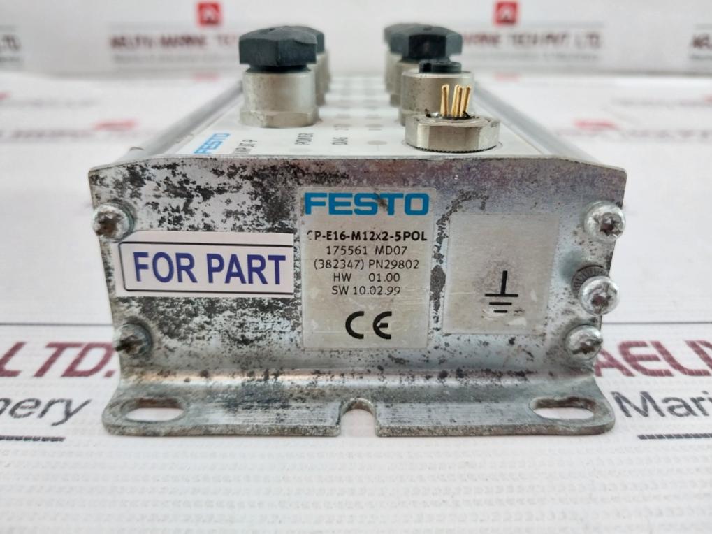 Festo Cp-e16-m12X2-5Pol Input Module 175561 Md07 Class 2