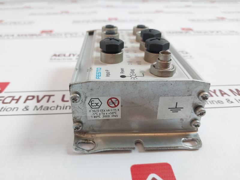 Festo Cp-e16-m12X2 5 Pol Input-p Module 175561 X107 Ip65 80 C