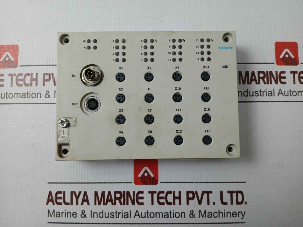 Festo Cp-e16-m8-el Input Module Rev 01 546922 A507
