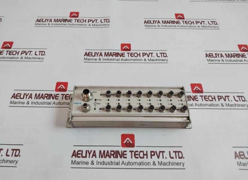 Festo Cp-e16-m8-z Input Module Ip65 T 80C 24Vdc Pn 12816