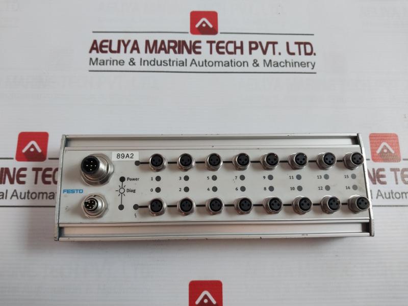 Festo Cp-e16-m8-z Input Module T 80C Ip65 05.10.00 08.99 189670 X107