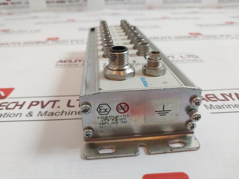 Festo Cp-e16-m8-z Input Module T 80C Ip65 05.10.00 08.99 189670 X107