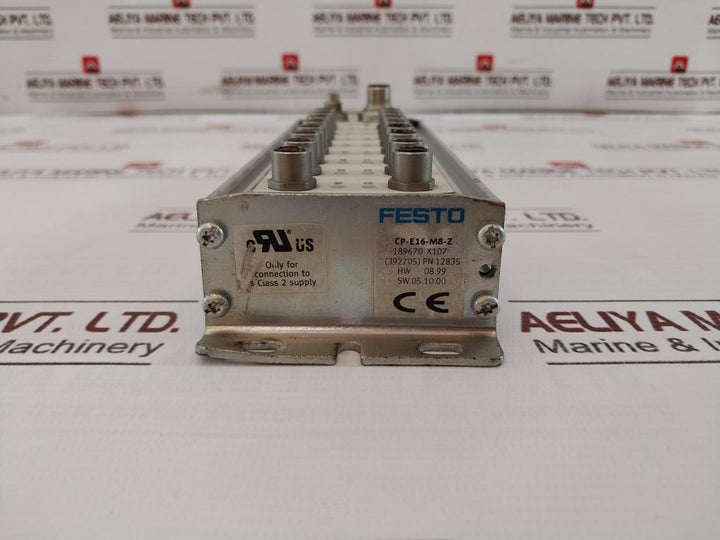 Festo Cp-e16-m8-z Input Module (392705) Pn 12835 24Vdc Ip65