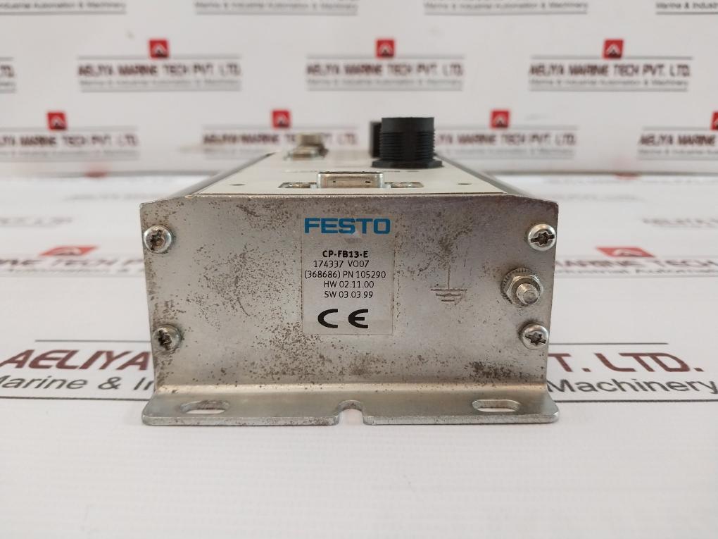 Festo Cp-fb13-e Pneumatic Field Bus Node Module With Connector 532216 Wn07