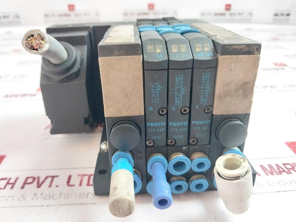 Festo Cpa10-vi Solenoid Valve Assembly 00173520 T941 10 Bar/145 Psi 06.96