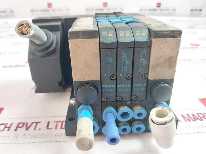Festo Cpa10-vi Solenoid Valve Assembly 00173520 T941 10 Bar/145 Psi 06.96
