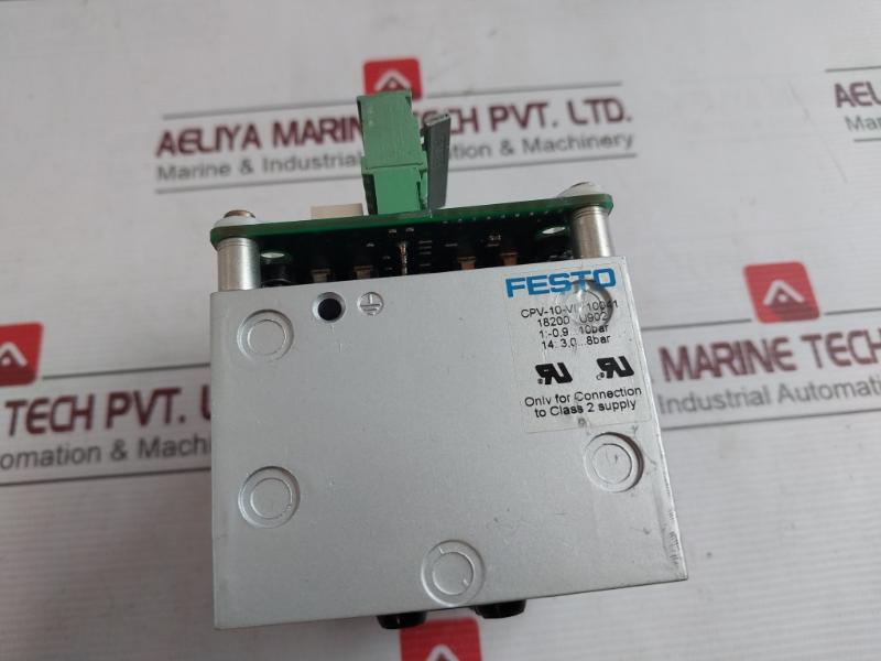 Festo Cpv-10-vi Valve Terminal W/ Eton Et866 Control Board3 Hna003882-001/02 U9