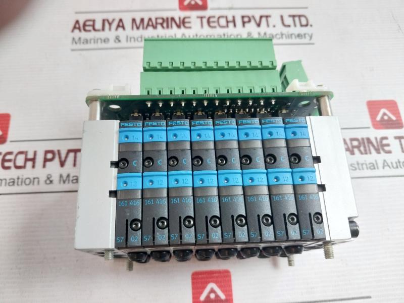 Festo Eton Cpv-10-vi Valve Terminal With Et866 Control Board 94V-0 18200 S702
