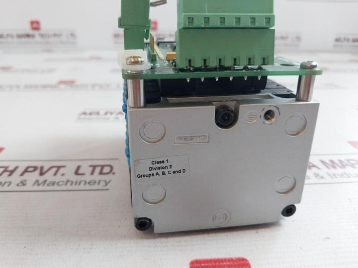 Festo Cpv-10-vi Valve Terminal With Eton Et866 Control Board 94V-0 18200 S702