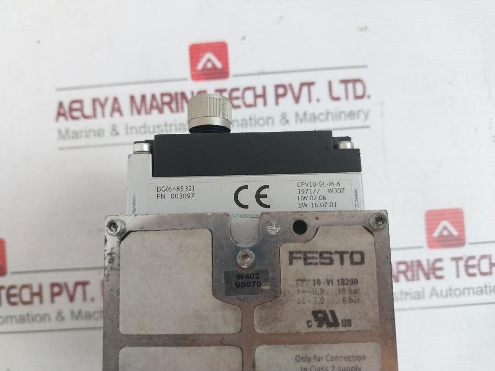 FESTO CPV10-GE-IB-8 Electrical Interface CPV10-VI 18200, CPV10-VI-P8-M7-B 02.06