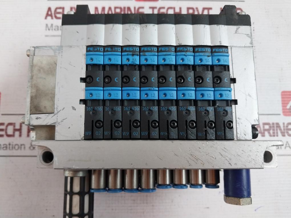 Festo Cpv10-ge-ib-8 Pneumatic Valve Manifold Ip65 Cpv10-vi-p8-m7-b 161 416
