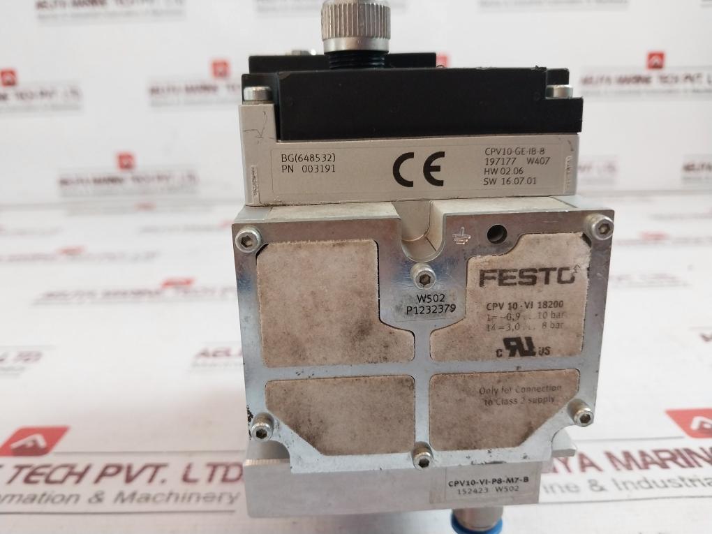Festo Cpv10-ge-ib-8 Valve Terminal Cpv10-vi-p8-m7-b Ip65
