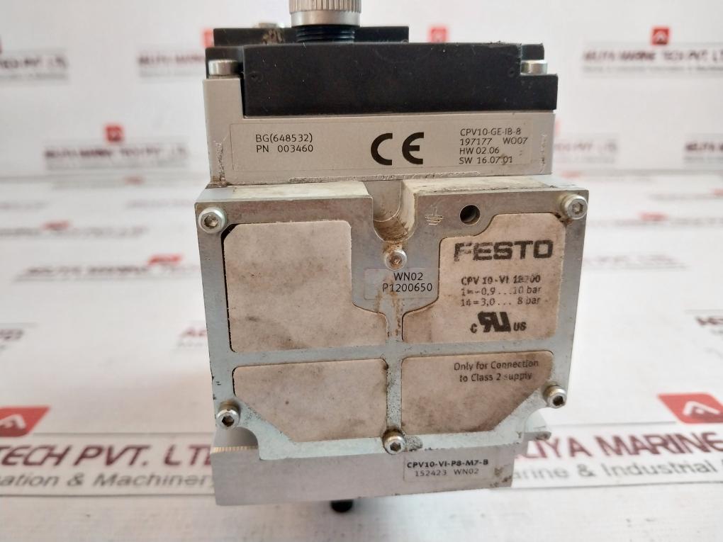 Festo Cpv10-ge-ib-8 Valve Terminal Cpv10-vi 18200 003460 Ip65