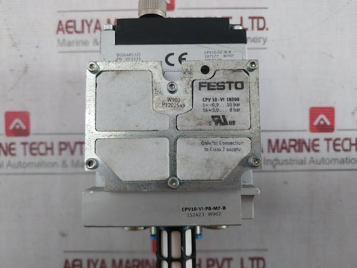 Festo Cpv10-vi Valve Terminal Ip65 14= 3,0-8Bar 152423 W902 -5°C To +50°C