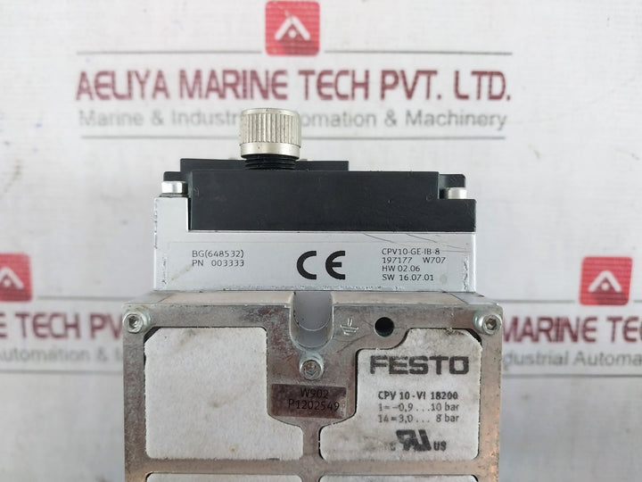 Festo Cpv10-vi Valve Terminal Ip65 14= 3,0-8Bar 152423 W902 -5°C To +50°C