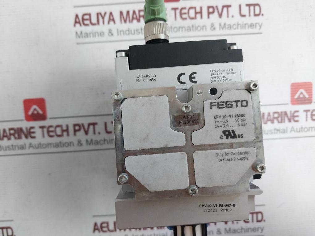 Festo Cpv10-vi 18200 Valve Terminal 1= -0 9 10Bar