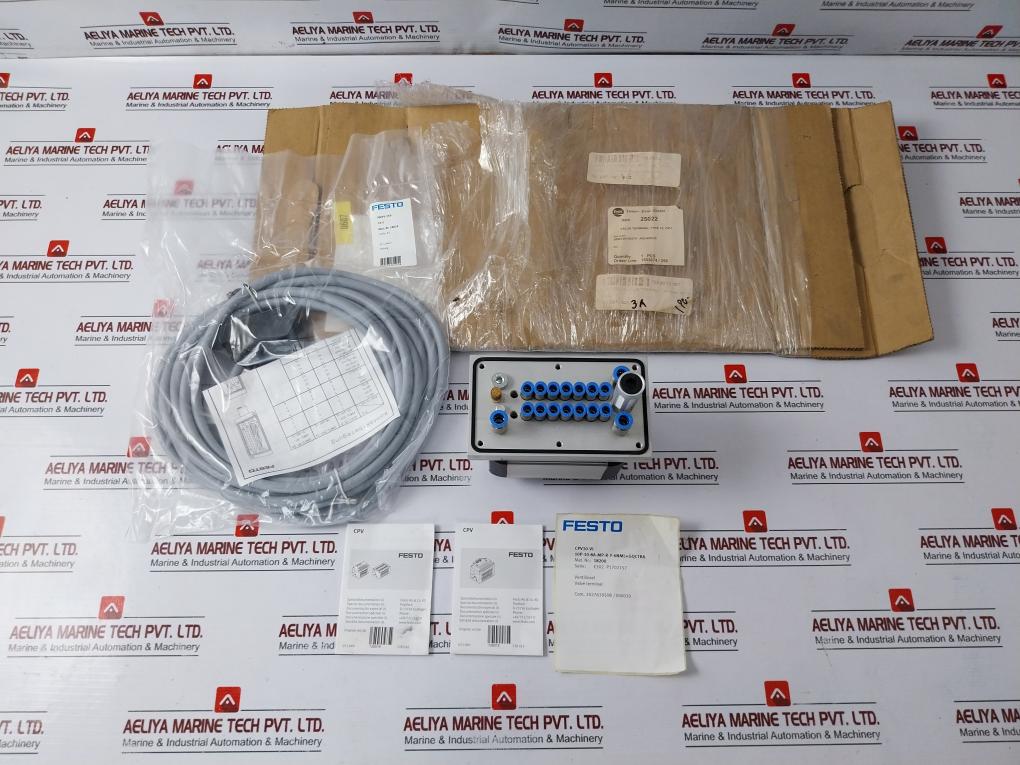 Festo Cpv10-vi Valve Terminal 24V Dc Control Unit