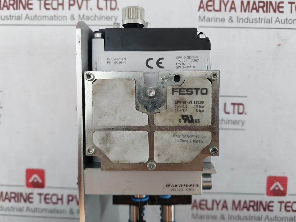 Festo Cpv10-vi Valve Terminal 3.0-8Bar 152423 X302 P1701037 176055 X202