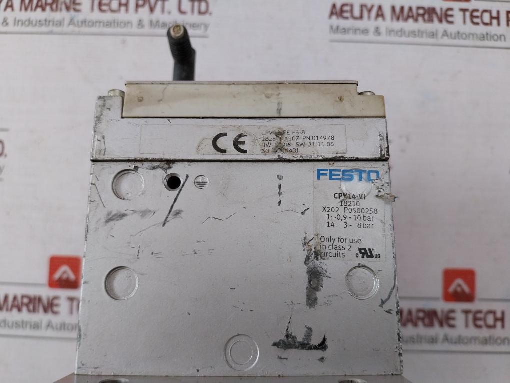 Festo Cpv14-vi Pneumatic Solenoid Valve Assembly 2-10 Bar