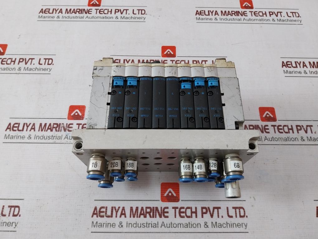 Festo Cpv14-vi Pneumatic Solenoid Valve Assembly 2-10 Bar